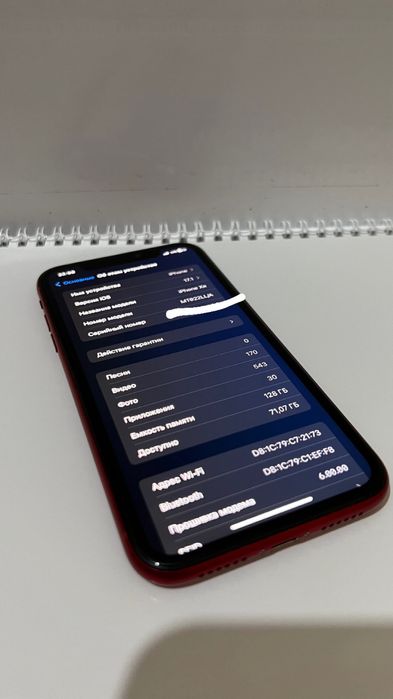 Iphone Xr LL/A 128gb yomkost 84 rodnoy