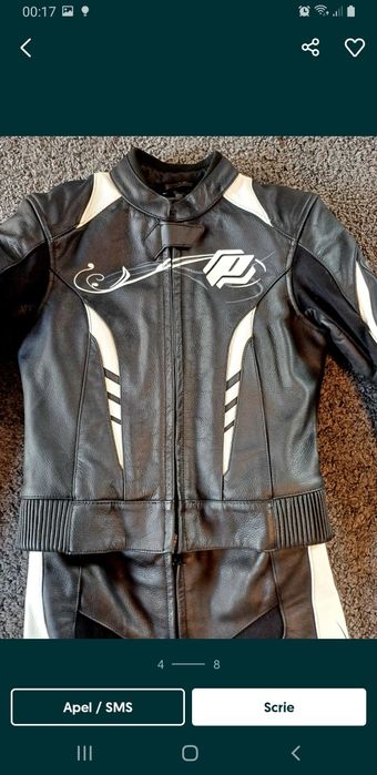 Costum moto ceaca + pantaloni cu protectii