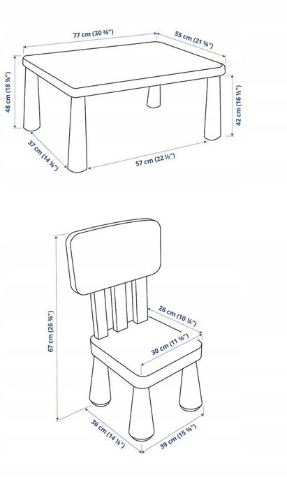 Стол и стул Ikea оригинал икеа икея