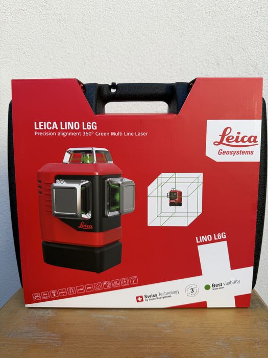 Nivela Laser Cu Linii Verzi Leica Lino L6G Sigilat