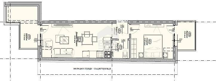 Двустаен апартамент за продажба, в новострояща се сграда, в района на