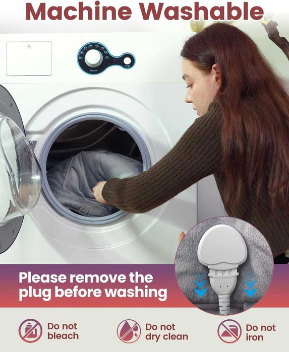 Голямa жилетка за гръб, рамене и врат с таймер и дигитално управление