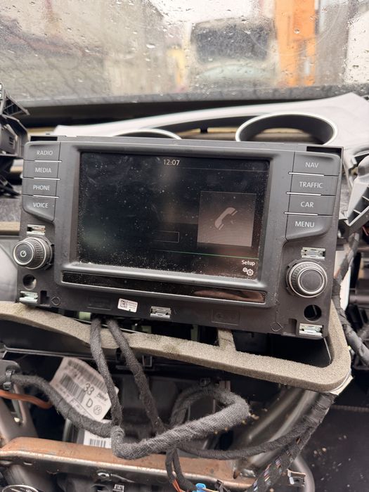 Navigatie Mib 2 std 2 ZR unitate torpedou display VW golf 7 passat b8