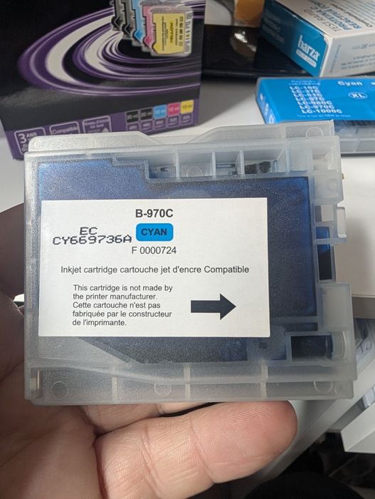 3 seturi cartușe cerneală Brother B-970/1000