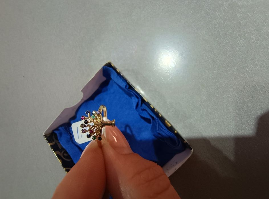 Inel Aur de 14 k! pomul vieții