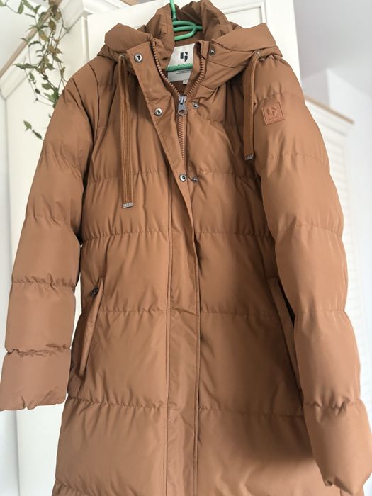 Дълго кафяво дебело яке Garcia