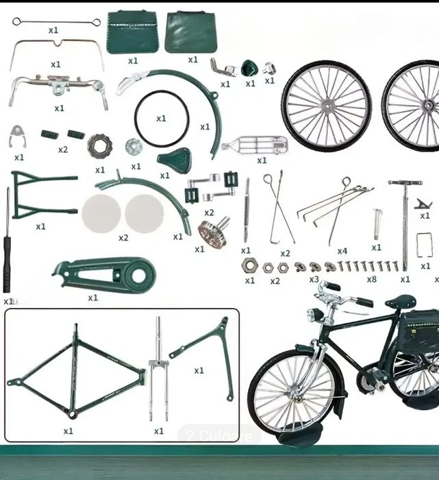 Mini Bicicleta kit de montaj jucarie