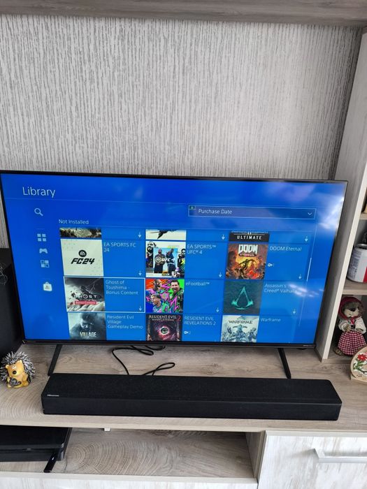 PlayStation 4 Slim 500 GB + 1 джойстик + 30+ игри