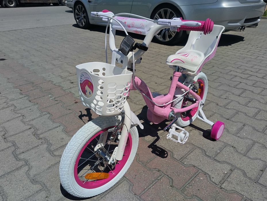 X Детски велосипед 14" FLOWER pinky