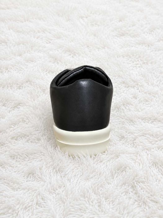 Rick Owens Jumbo Laces Low Negru/Alb – Mărimi 42, 43, 44
