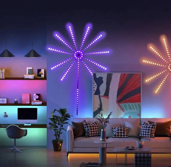 Kia banda led RgB Artificii cu aplicatie de telefon