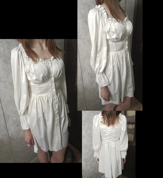 Продам белое платье