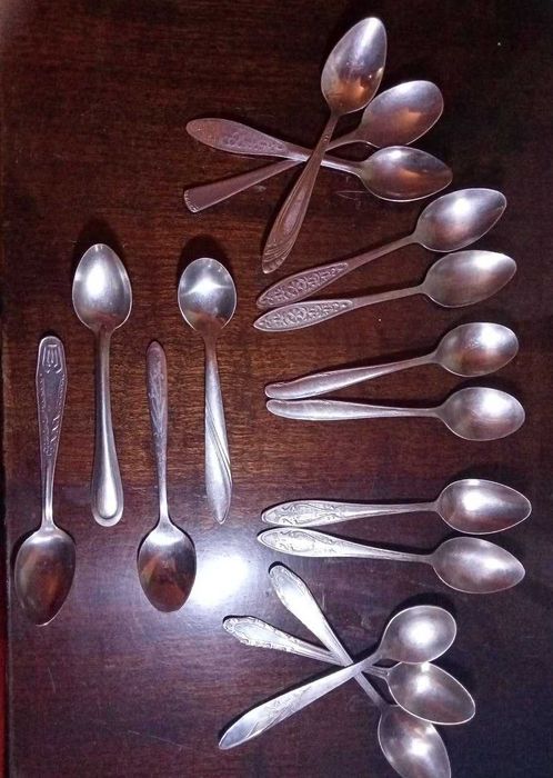 Продам. Ложки чайные. Советские. Нержавейка. 16 штук.