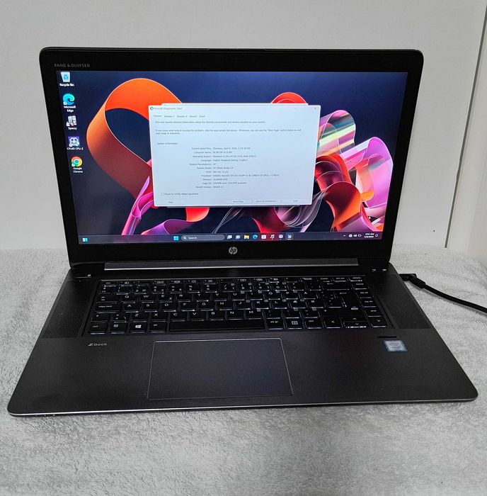 laptop profesional 15.6" 4k hp zbook studio g3 intel xeon e3 1505Mv5 nvidia quadro M1000M