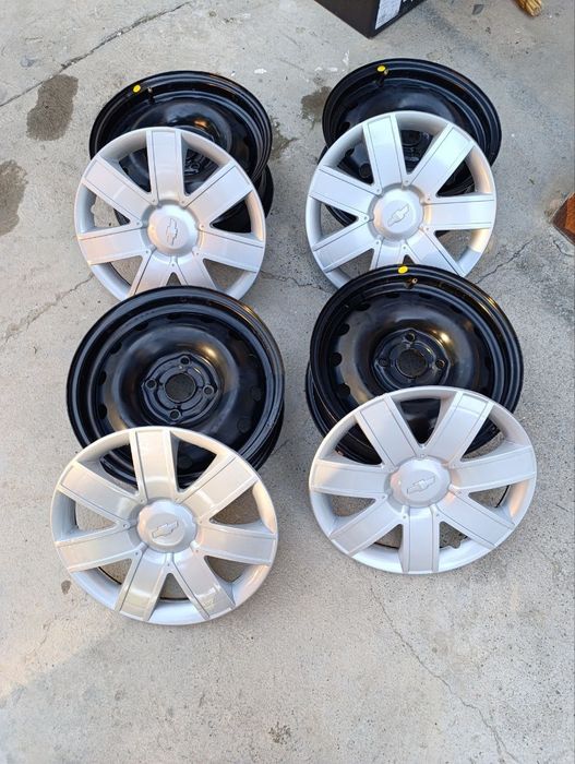 Диски заводские штампованные с калпаками