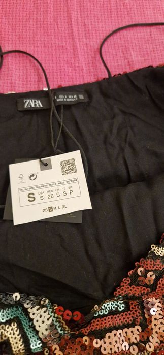 Платье Zara с пайетками