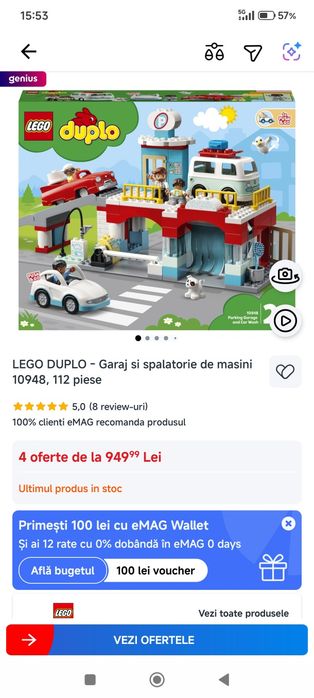 Vând cutie de 80 l plina cu lego duplo