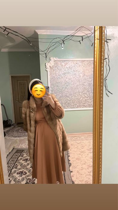 Шуба сырт киім қоңыр