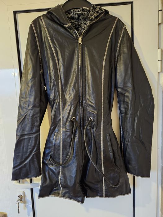 Пролетно яке от естествена кожа