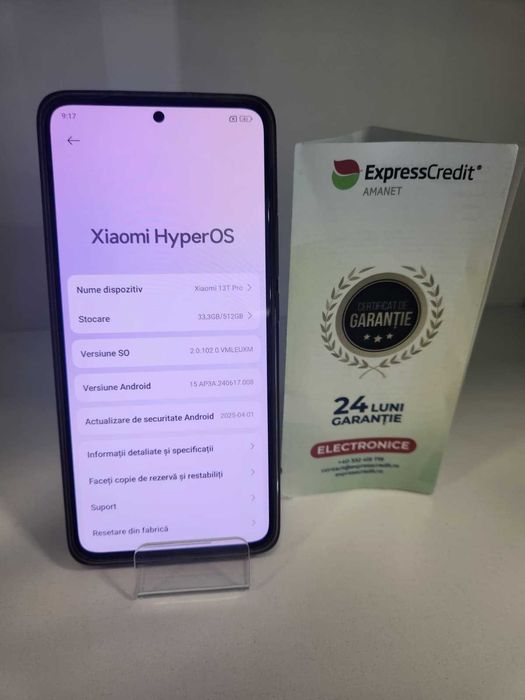 Xiaomi 13T Pro (Ag8 Tudor1/B74281) – Garantie 2 Ani!