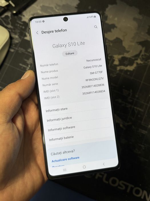Vand Samsung S10 Lite 128GB/8GB