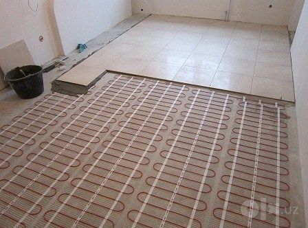Электрический тёплый пол кабелний под кафель