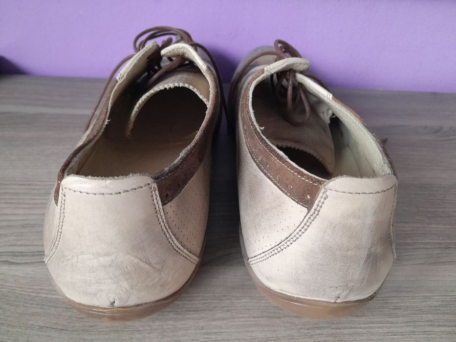 Италиански мъжки кожени обувки Alec Kampinsky Vero cuoio