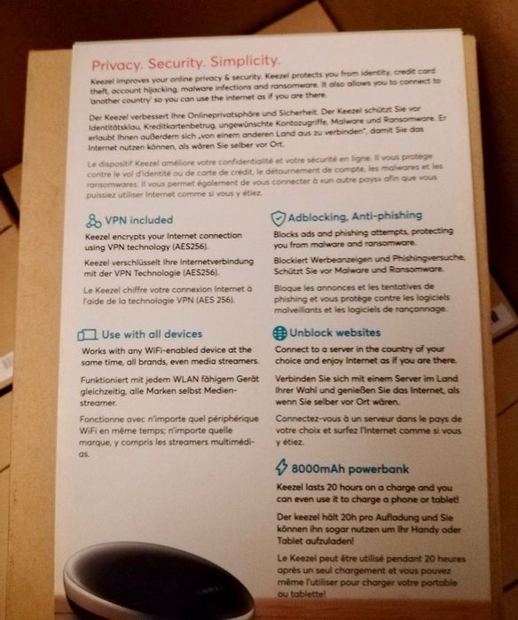 Keezel външен VPN