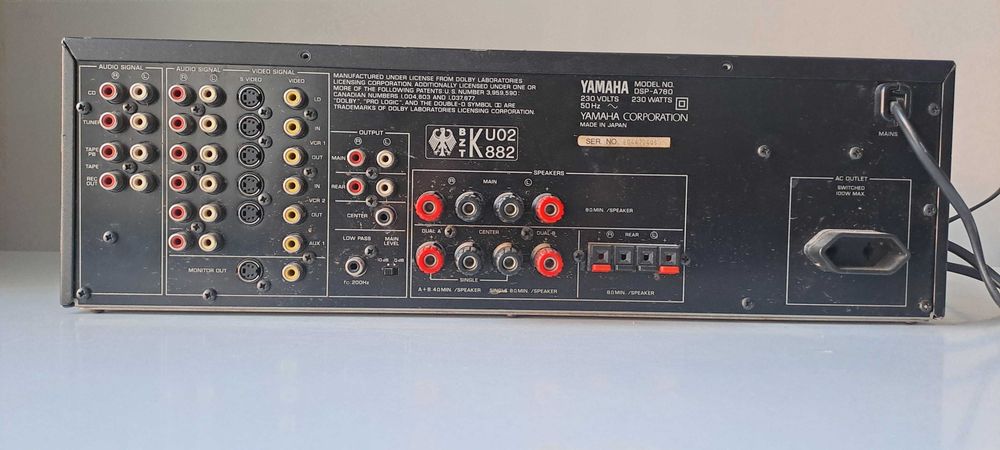 Amplificator Yamaha DSP A780 RX485 Onkyo TX 9021 Denon DRA25  DEFECTE