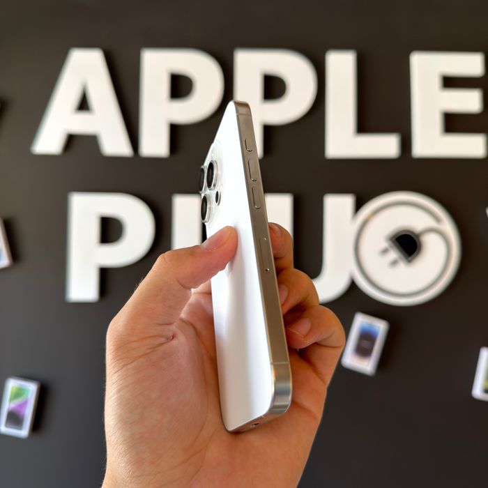 iPhone 16 Pro 128Gb White Titanium 92% Baterie + 24 Luni Garanție / Apple Plug
