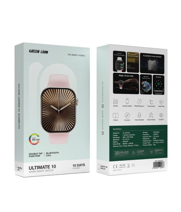 Смарт часы Green Lion 42/46/49mm Apple Watch 11 series