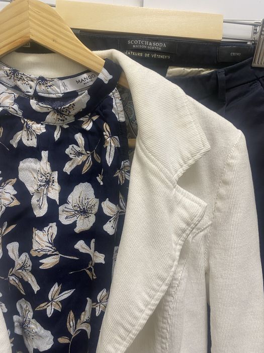 Scotch&soda, Mango, Fishbone-панталон, сако и топ