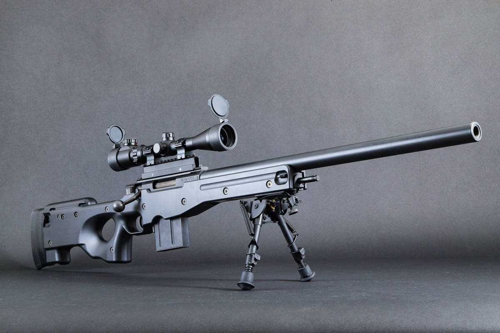 CEA MAI TARE PUSCA Sniper Airsoft Modificat Aer Comprimat AWP 4.5JOULI