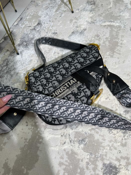 Geanta Saddle Bag Eco Textil cu bareta inclusa