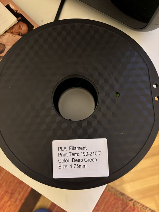 Filament imprimanta 3d PLA orange si green