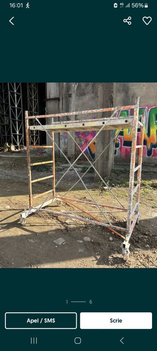 Închiriere schela metalică fixa și mobila transport