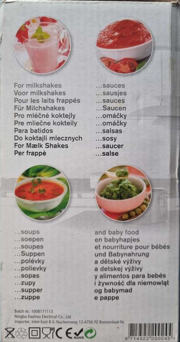 Vand blender Impulse 0,5l, import Olanda