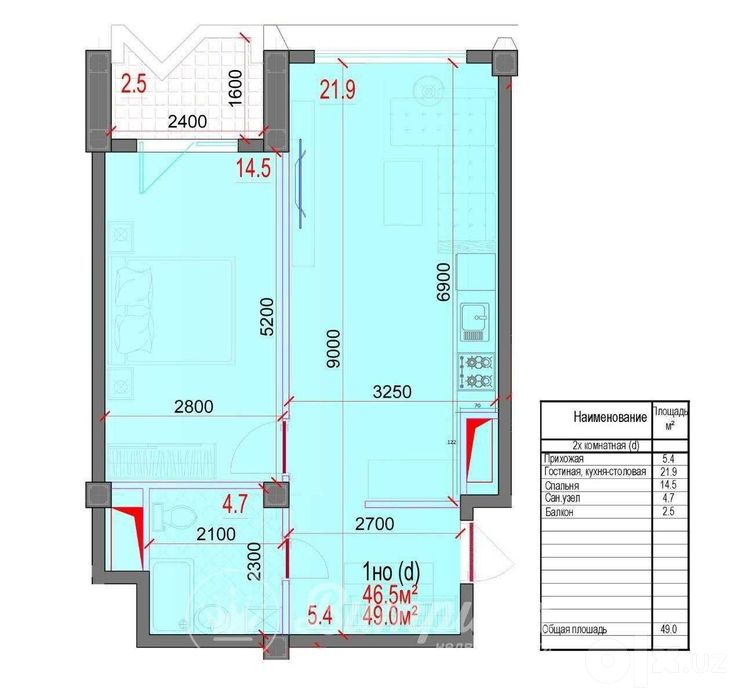 2-комнатная квартира ЖК Bobur residence, с ремонтом , кадастр есть!