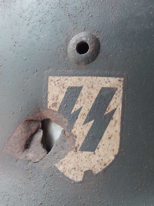 WW2 - Casca de luptă germană a trupelor SS