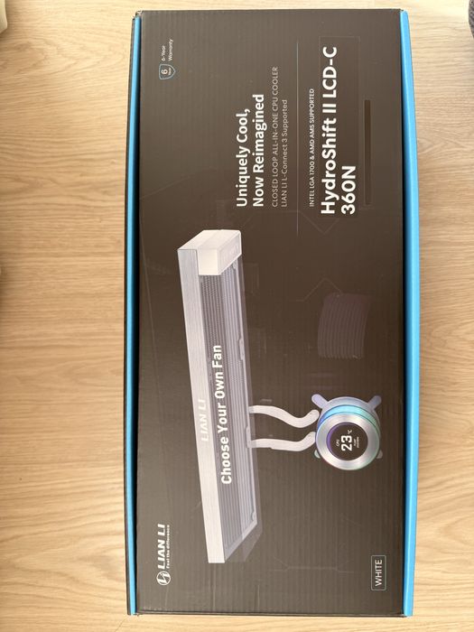 Lian Li HydroShift II LCD-C 360N White – AIO 360mm