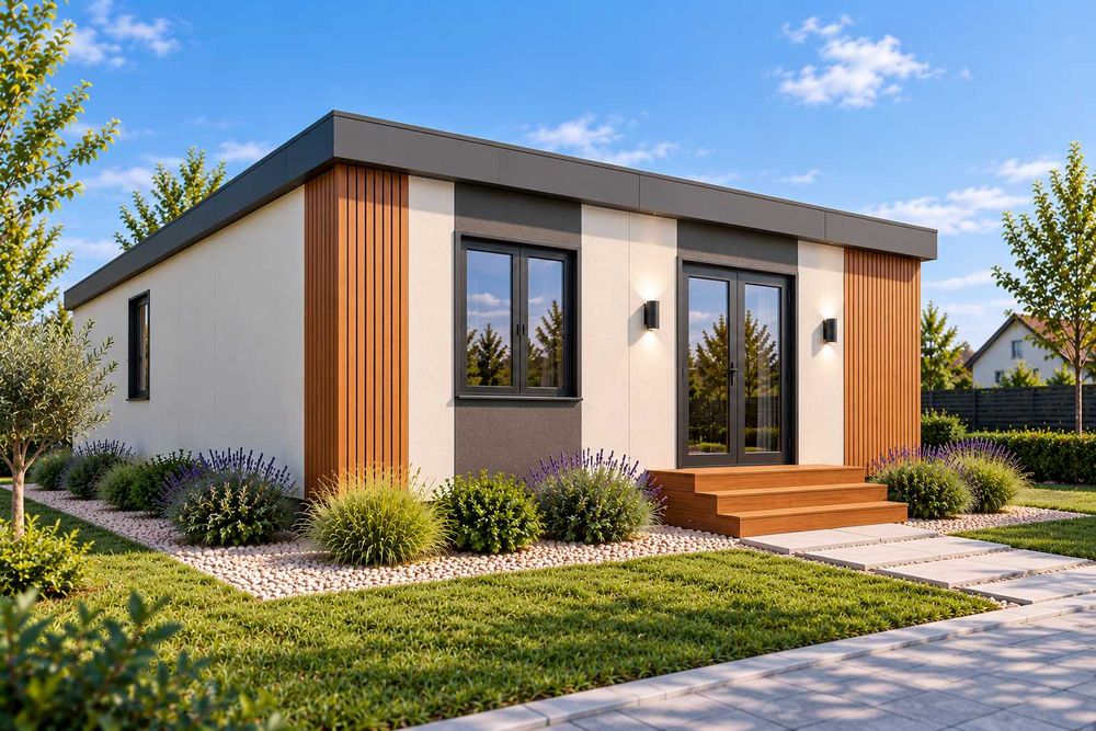 Сглобяема къща SHELTER M7 – 42 м², 2 спални, 19 900 €