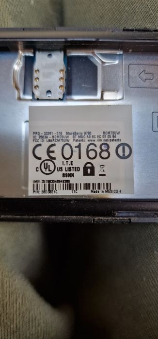 Blackberry Bold 9780