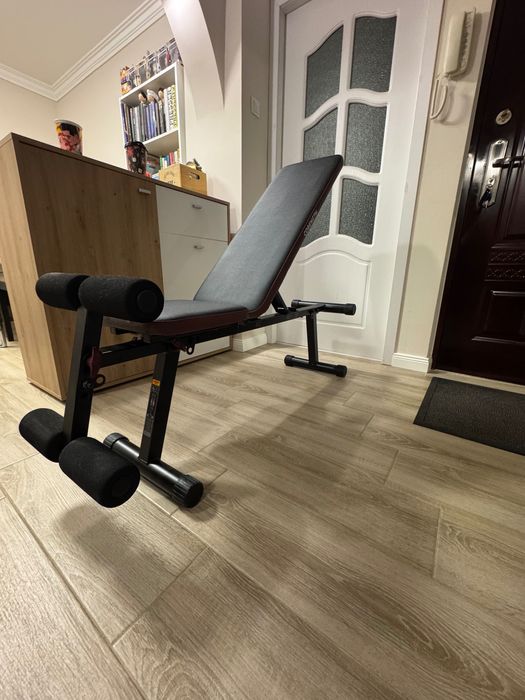 Bancă fitness pliabilă, cu înclinare