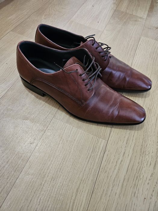 Мъжки кожени обувки Boss размер 41