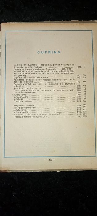 Teste & legislație auto veche 1991