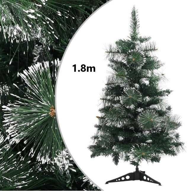 Pin Artificial Verde Lucios, 180cm, Varfuri Ninse, Aspect Real