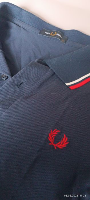 Поло с длинным рукавом Fred Perry