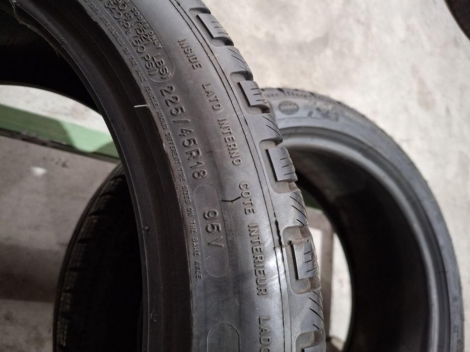 2 Anvelopele de iarnă  225 45 r18 Michelin