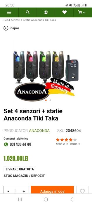 Avertizori anaconda tiki taka 4+1
