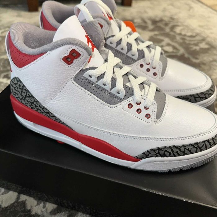 Jordan 3 Fire Red (46) FULLBOX | Livrare rapida cu verificare